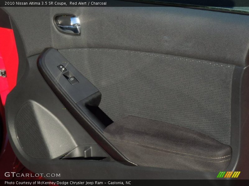 Red Alert / Charcoal 2010 Nissan Altima 3.5 SR Coupe
