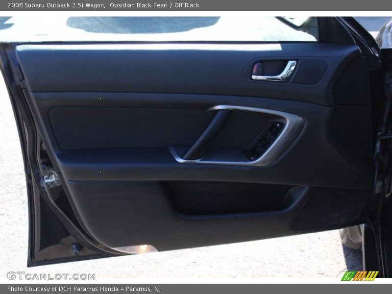 Obsidian Black Pearl / Off Black 2008 Subaru Outback 2.5i Wagon