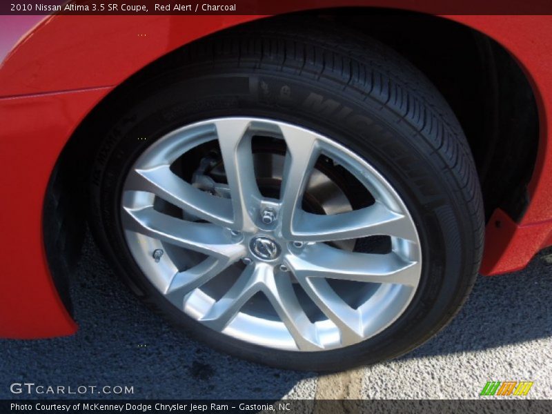 Red Alert / Charcoal 2010 Nissan Altima 3.5 SR Coupe