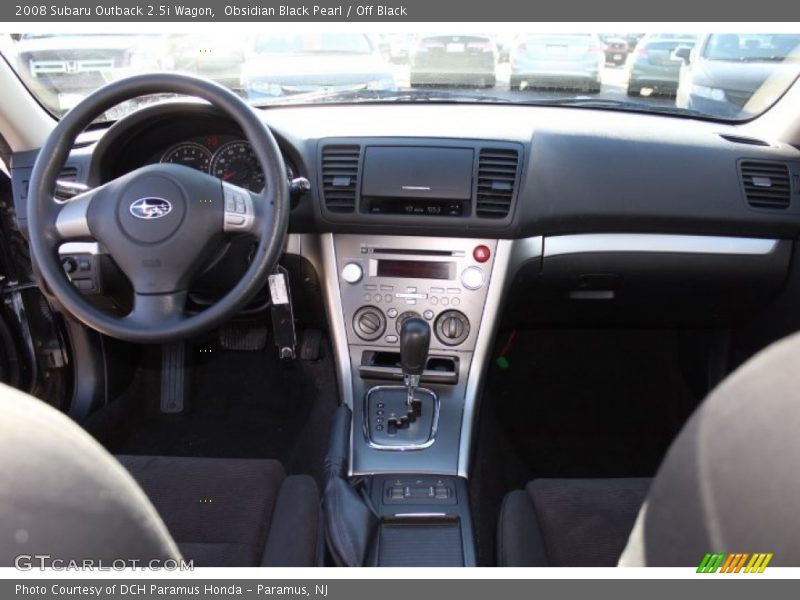 Obsidian Black Pearl / Off Black 2008 Subaru Outback 2.5i Wagon