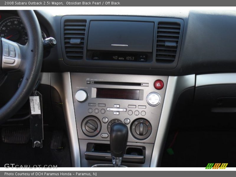 Obsidian Black Pearl / Off Black 2008 Subaru Outback 2.5i Wagon