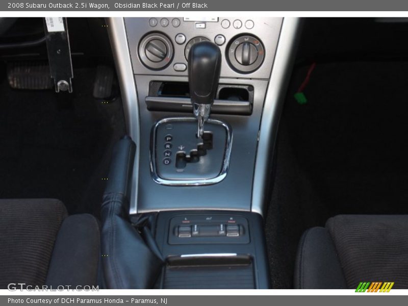 Obsidian Black Pearl / Off Black 2008 Subaru Outback 2.5i Wagon