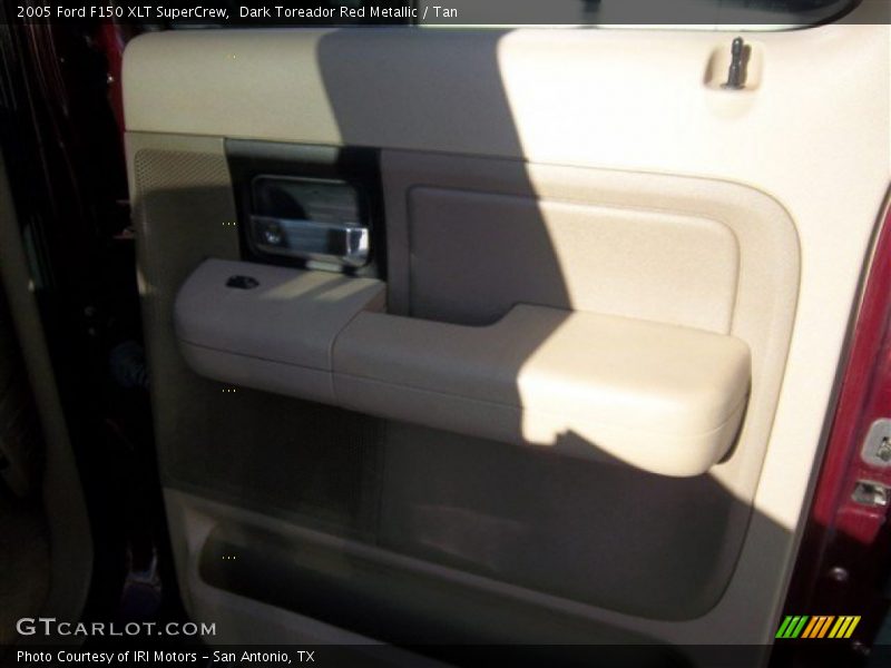 Dark Toreador Red Metallic / Tan 2005 Ford F150 XLT SuperCrew