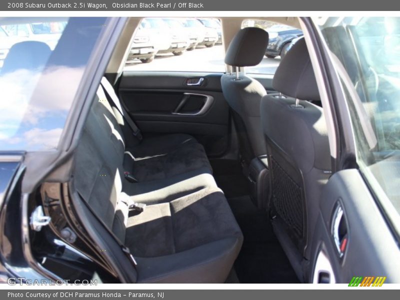 Obsidian Black Pearl / Off Black 2008 Subaru Outback 2.5i Wagon