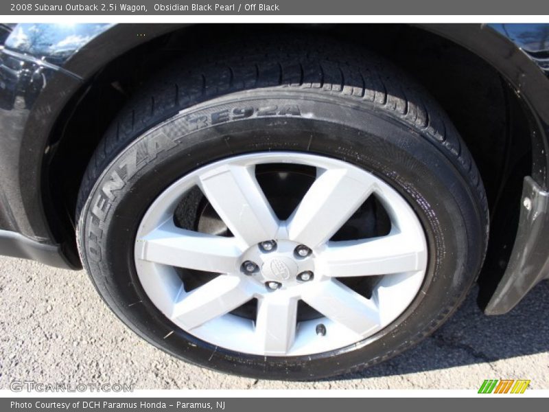 Obsidian Black Pearl / Off Black 2008 Subaru Outback 2.5i Wagon