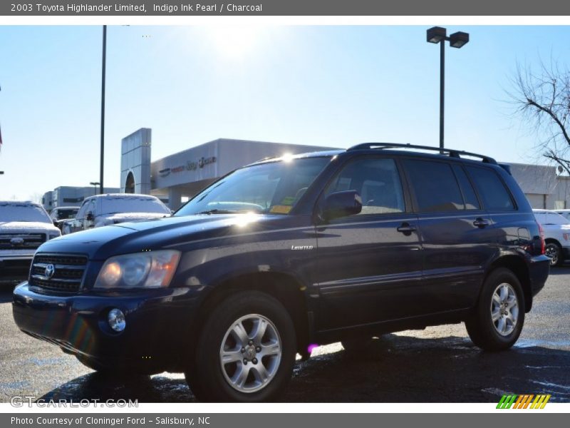Indigo Ink Pearl / Charcoal 2003 Toyota Highlander Limited