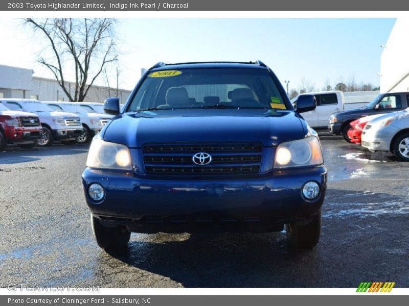 Indigo Ink Pearl / Charcoal 2003 Toyota Highlander Limited