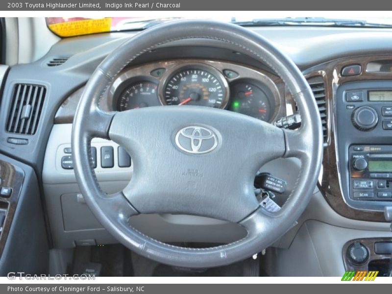 Indigo Ink Pearl / Charcoal 2003 Toyota Highlander Limited