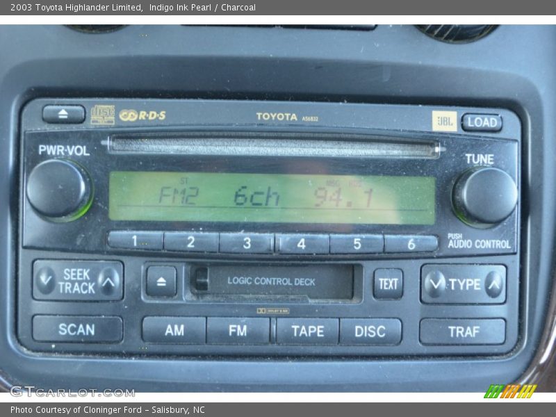 Indigo Ink Pearl / Charcoal 2003 Toyota Highlander Limited