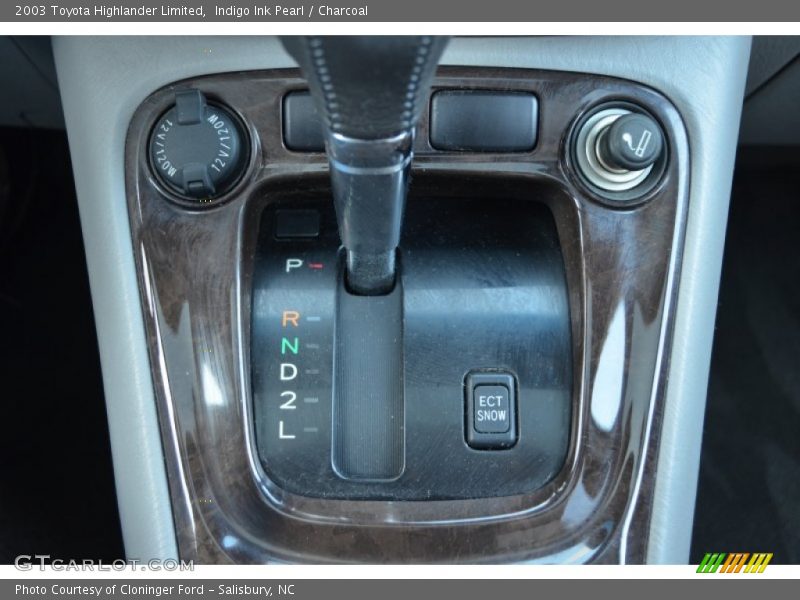 Indigo Ink Pearl / Charcoal 2003 Toyota Highlander Limited