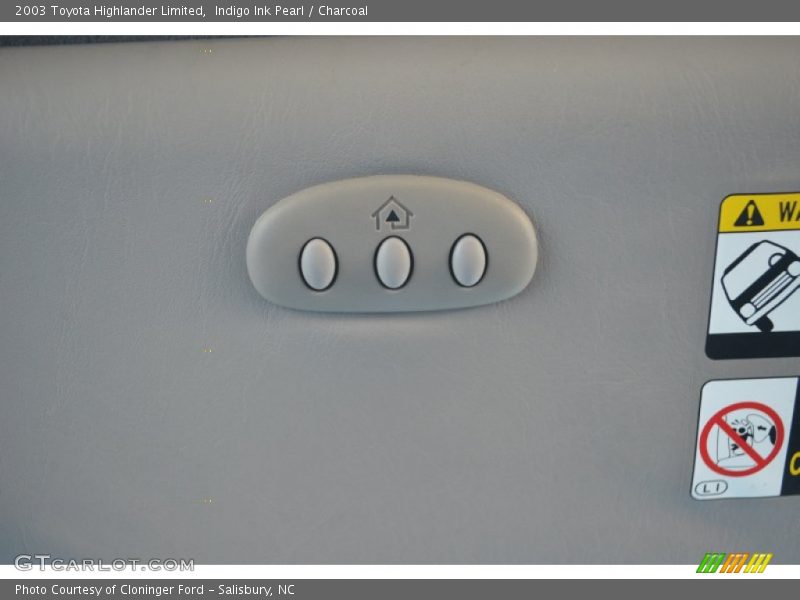 Indigo Ink Pearl / Charcoal 2003 Toyota Highlander Limited