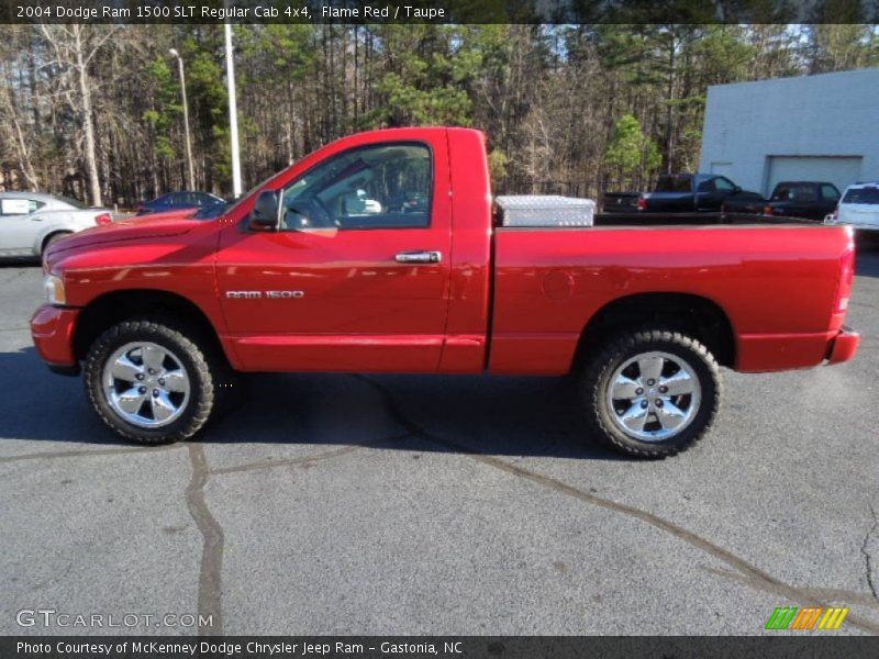 Flame Red / Taupe 2004 Dodge Ram 1500 SLT Regular Cab 4x4