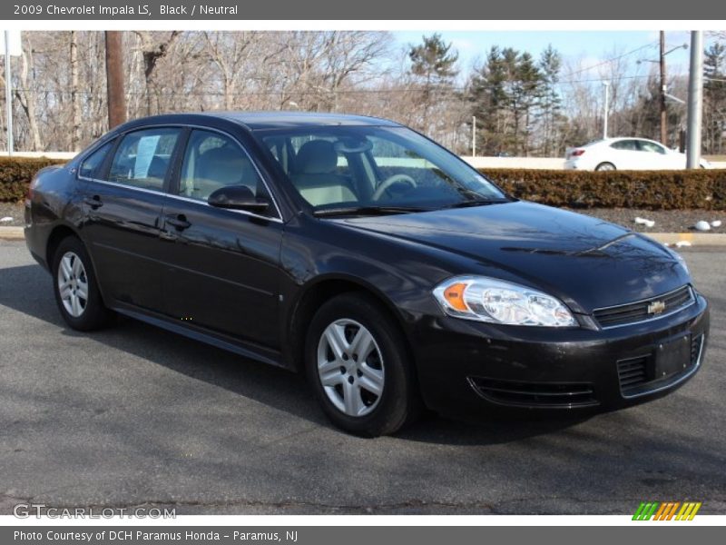 Black / Neutral 2009 Chevrolet Impala LS