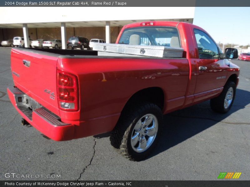 Flame Red / Taupe 2004 Dodge Ram 1500 SLT Regular Cab 4x4