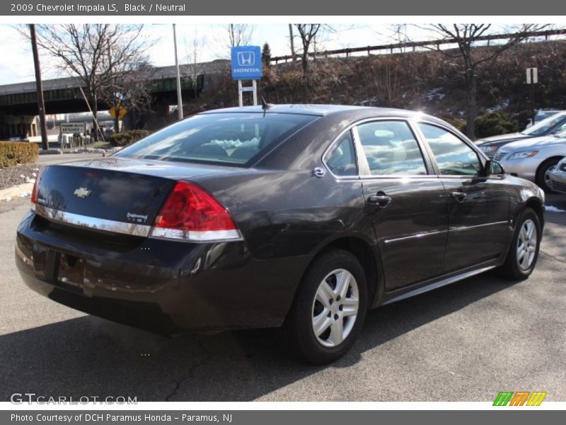 Black / Neutral 2009 Chevrolet Impala LS