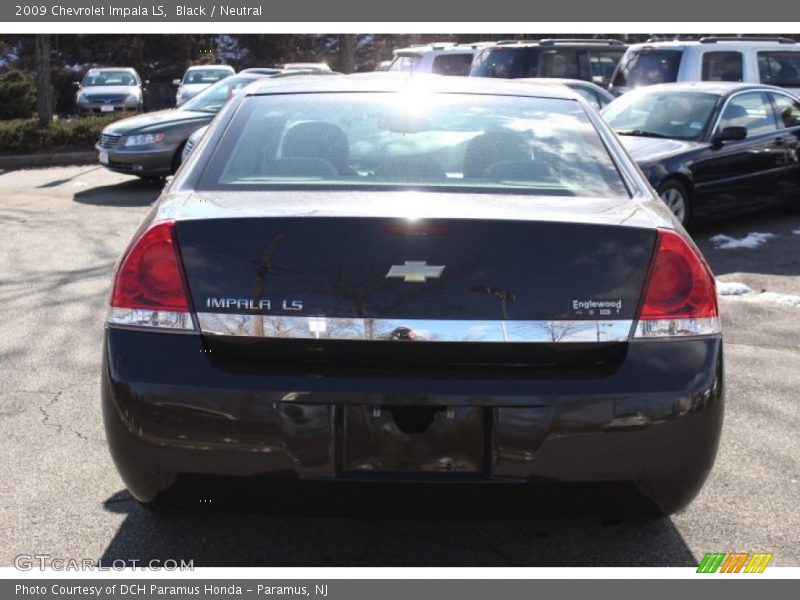 Black / Neutral 2009 Chevrolet Impala LS