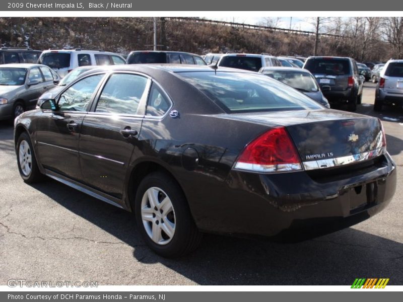Black / Neutral 2009 Chevrolet Impala LS
