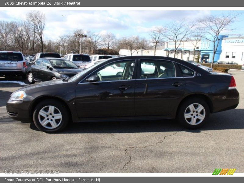 Black / Neutral 2009 Chevrolet Impala LS