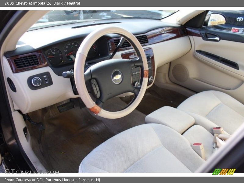 Black / Neutral 2009 Chevrolet Impala LS
