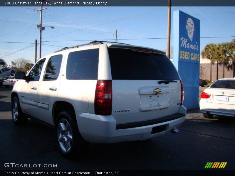 White Diamond Tricoat / Ebony 2008 Chevrolet Tahoe LTZ