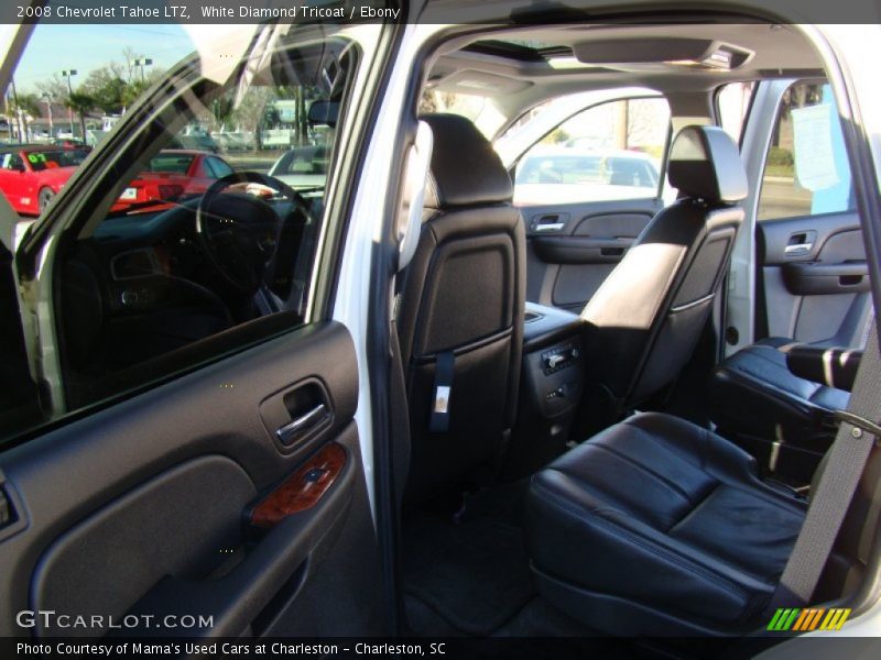 White Diamond Tricoat / Ebony 2008 Chevrolet Tahoe LTZ