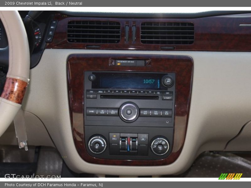 Black / Neutral 2009 Chevrolet Impala LS