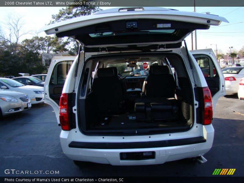 White Diamond Tricoat / Ebony 2008 Chevrolet Tahoe LTZ