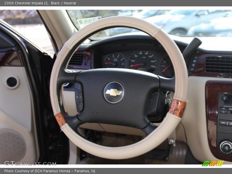 Black / Neutral 2009 Chevrolet Impala LS