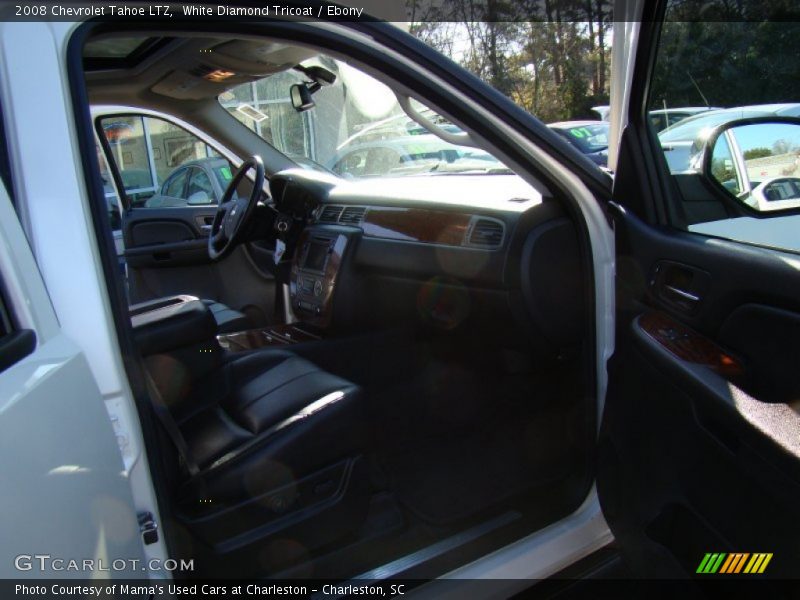 White Diamond Tricoat / Ebony 2008 Chevrolet Tahoe LTZ