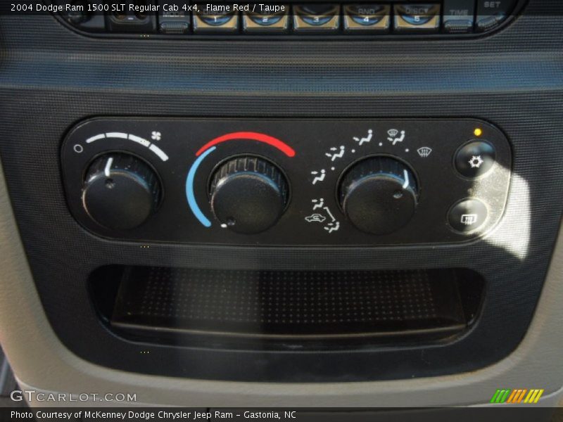 Flame Red / Taupe 2004 Dodge Ram 1500 SLT Regular Cab 4x4
