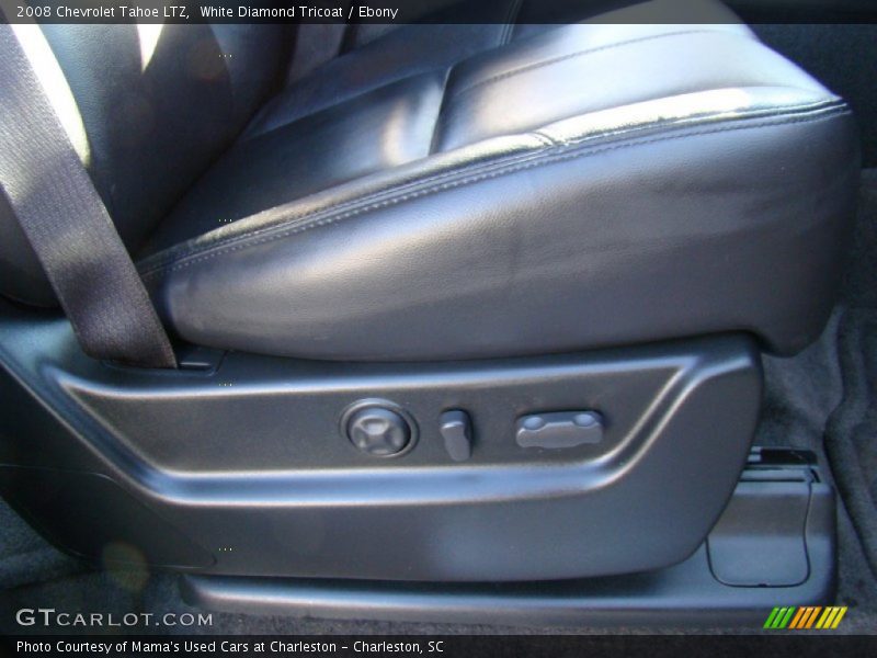 White Diamond Tricoat / Ebony 2008 Chevrolet Tahoe LTZ