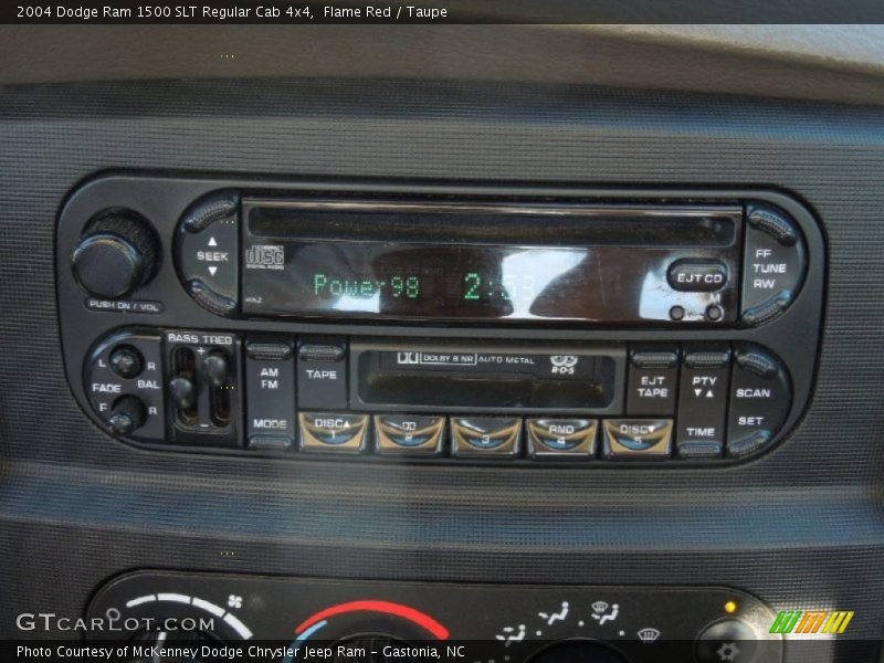 Flame Red / Taupe 2004 Dodge Ram 1500 SLT Regular Cab 4x4