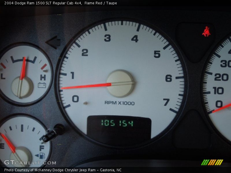 Flame Red / Taupe 2004 Dodge Ram 1500 SLT Regular Cab 4x4