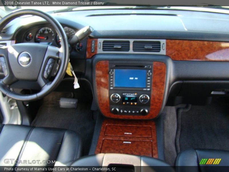 White Diamond Tricoat / Ebony 2008 Chevrolet Tahoe LTZ