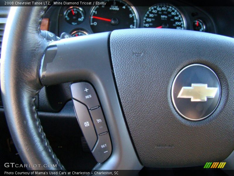 White Diamond Tricoat / Ebony 2008 Chevrolet Tahoe LTZ