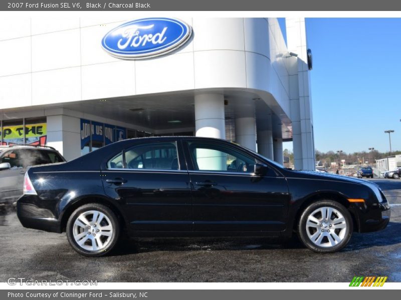 Black / Charcoal Black 2007 Ford Fusion SEL V6