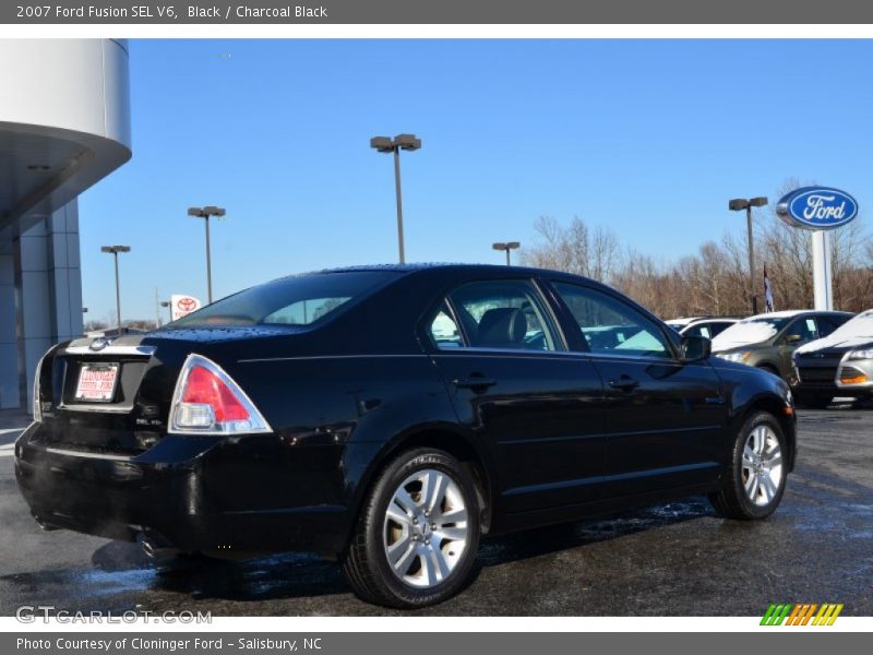 Black / Charcoal Black 2007 Ford Fusion SEL V6