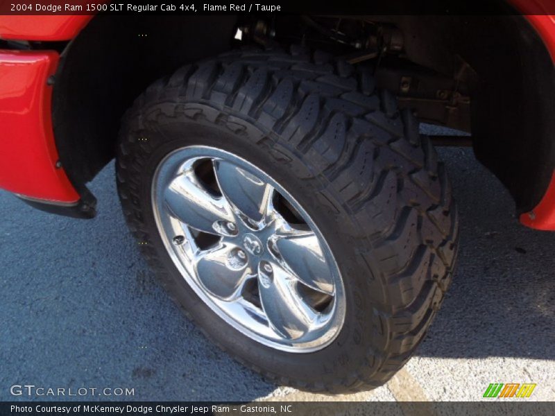 Flame Red / Taupe 2004 Dodge Ram 1500 SLT Regular Cab 4x4