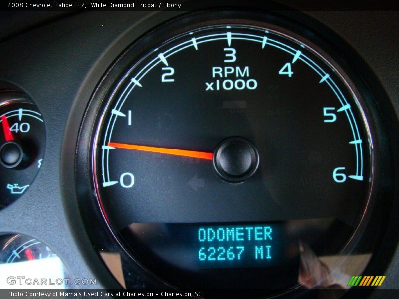 White Diamond Tricoat / Ebony 2008 Chevrolet Tahoe LTZ