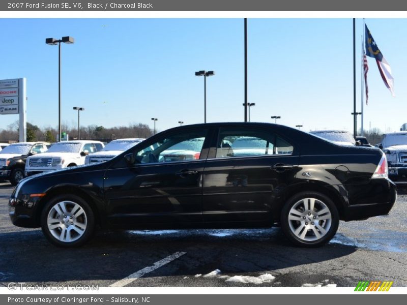 Black / Charcoal Black 2007 Ford Fusion SEL V6