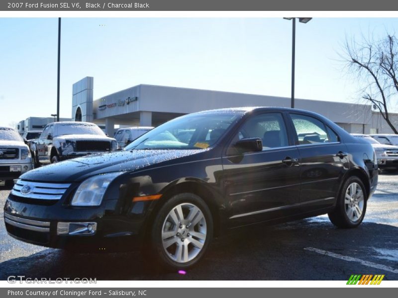 Black / Charcoal Black 2007 Ford Fusion SEL V6