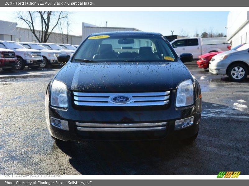 Black / Charcoal Black 2007 Ford Fusion SEL V6