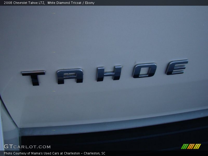 White Diamond Tricoat / Ebony 2008 Chevrolet Tahoe LTZ