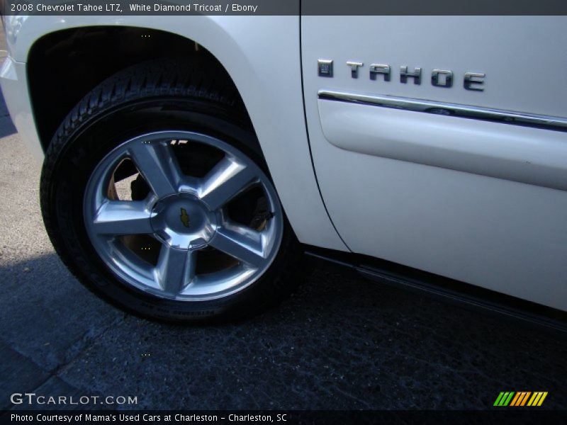 White Diamond Tricoat / Ebony 2008 Chevrolet Tahoe LTZ