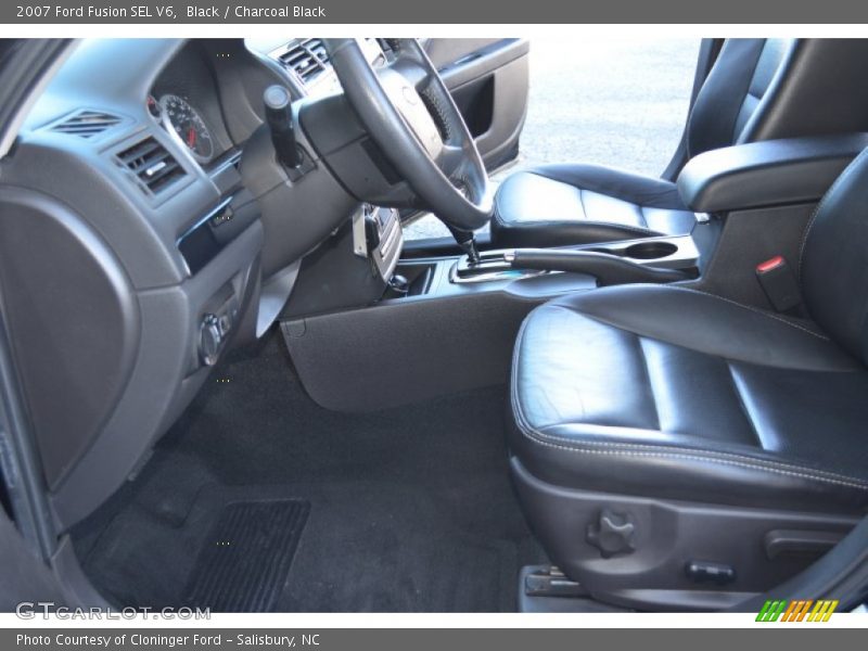  2007 Fusion SEL V6 Charcoal Black Interior