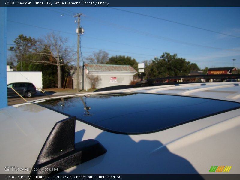 White Diamond Tricoat / Ebony 2008 Chevrolet Tahoe LTZ