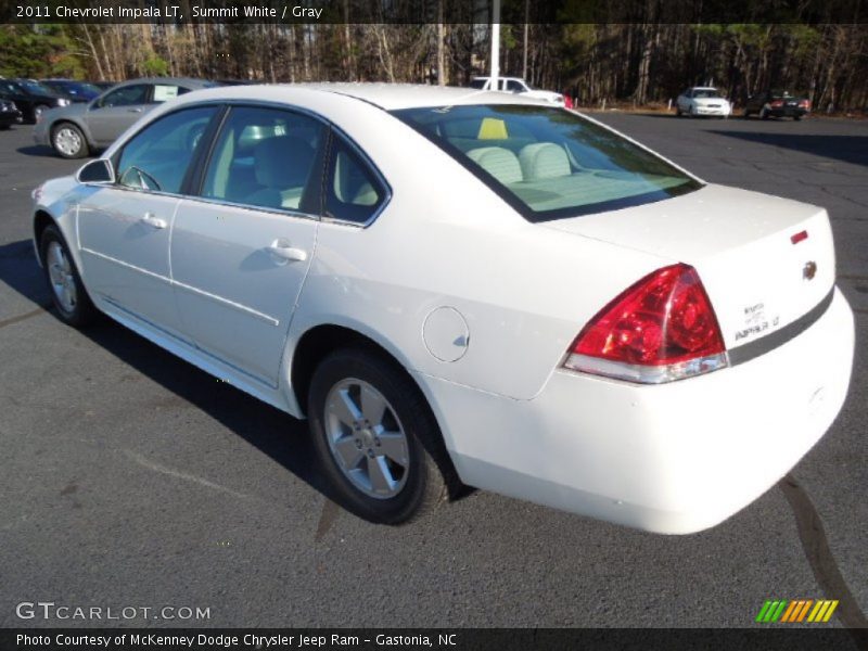 Summit White / Gray 2011 Chevrolet Impala LT