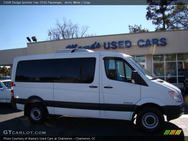 Arctic White / Gray 2008 Dodge Sprinter Van 2500 Passenger