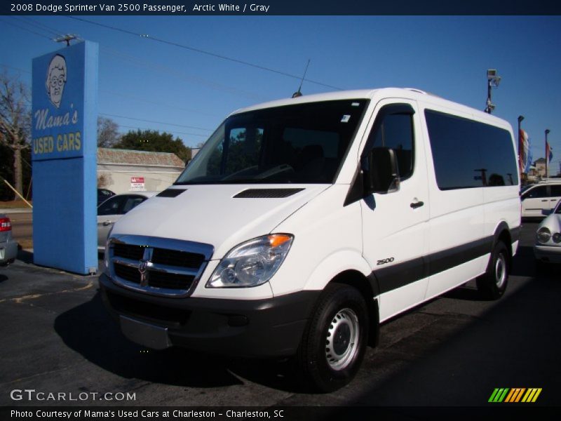 Arctic White / Gray 2008 Dodge Sprinter Van 2500 Passenger