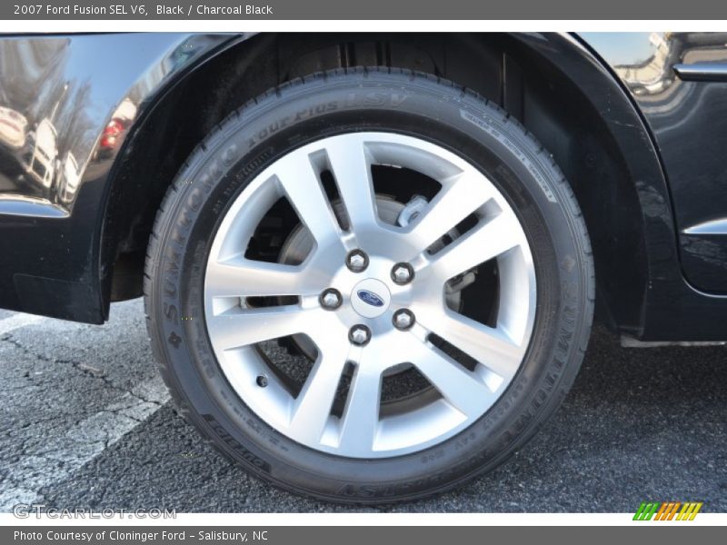 Black / Charcoal Black 2007 Ford Fusion SEL V6